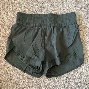 Baleaf Women's Green Athletic Shorts Quick Dry Lightweight Size S